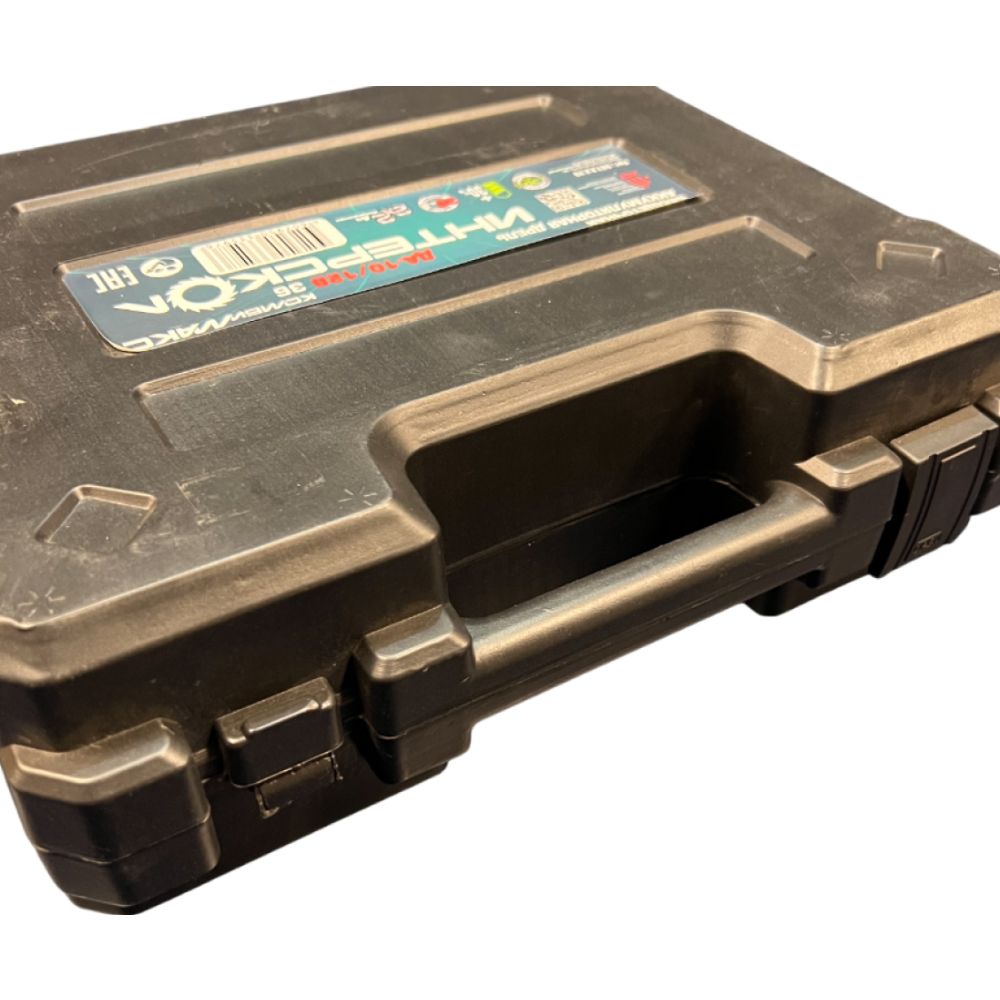 Дрель-шуруповерт ИНТЕРСКОЛ КомбиМАКС ДА-10/12В 36, 12 В, 1450 об/мин, c 2 АКБ 2 Ач и ЗУ в кейсе (УЦЕНЕННЫЙ ТОВАР) (687.2.2.79/U)