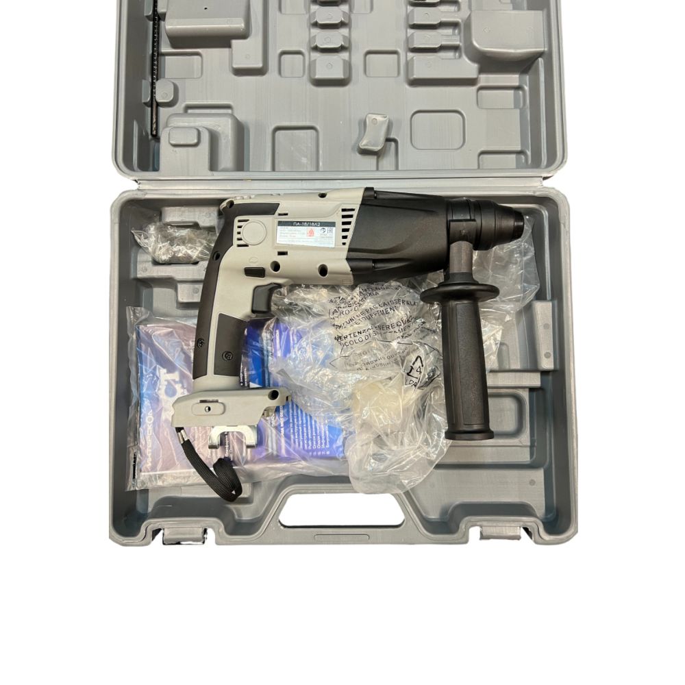 Аккумуляторный перфоратор ИНТЕРСКОЛ ПА-18/18Л2, 18 В, 1.3 Дж, 6900 уд/мин, без АКБ и ЗУ, в кейсе (УЦЕНЕННЫЙ ТОВАР) (329.0.0.74/U3)