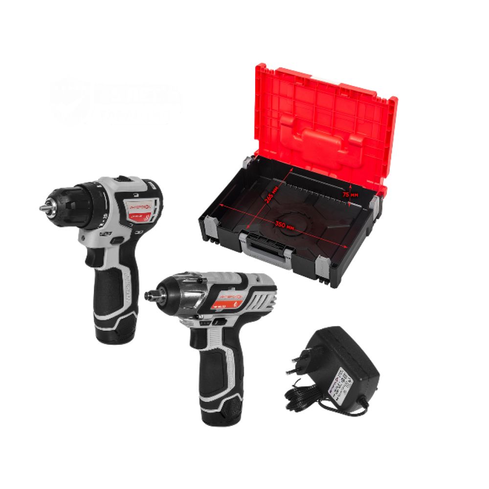 Набор электроинструмента ИНТЕРСКОЛ "Мастер - 1": ДА-10/12В 36 МиниМАКС + ГАУ-100/12Э (687.5.2.70)