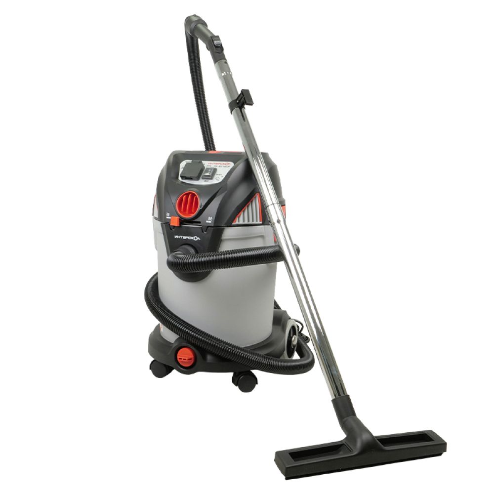 Пылесос строительный ИНТЕРСКОЛ ПУ-30/1400Р, 1400 Вт, 3.6 л/мин, 30 л., с комплектом мешков, 707.1.0.03