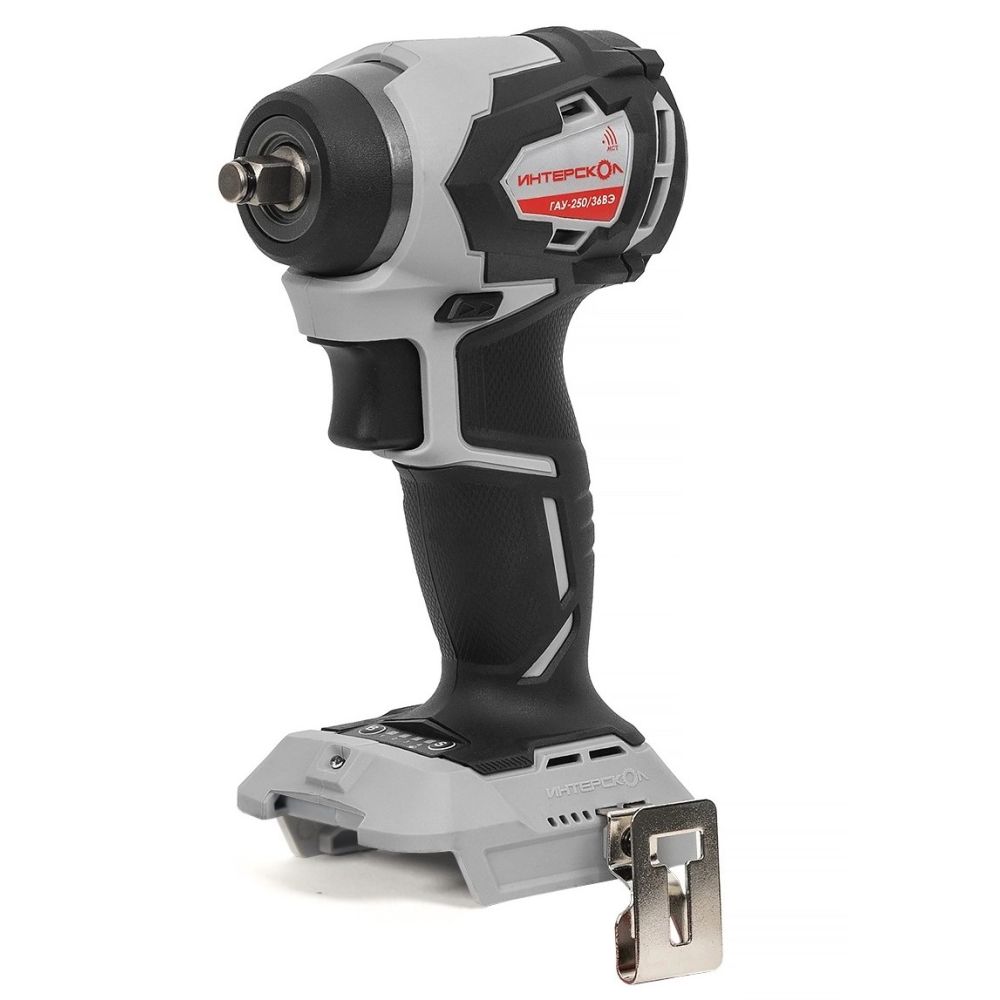 Аккумуляторный ударный гайковерт ИНТЕРСКОЛ ГАУ-250/36ВЭ, 36 В, 250 Нм, 3200 уд/мин, с АКБ 2.5 Ач и ЗУ (863.0.0.70-B25C)