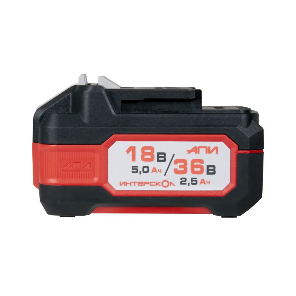 Ударная дрель-шуруповерт ИНТЕРСКОЛ ДАУ-13/36В 50, 36 В, 1700 об/мин, 25500 уд/мин, с АКБ 2.5 Ач и ЗУ (850.0.0.70-B25C)