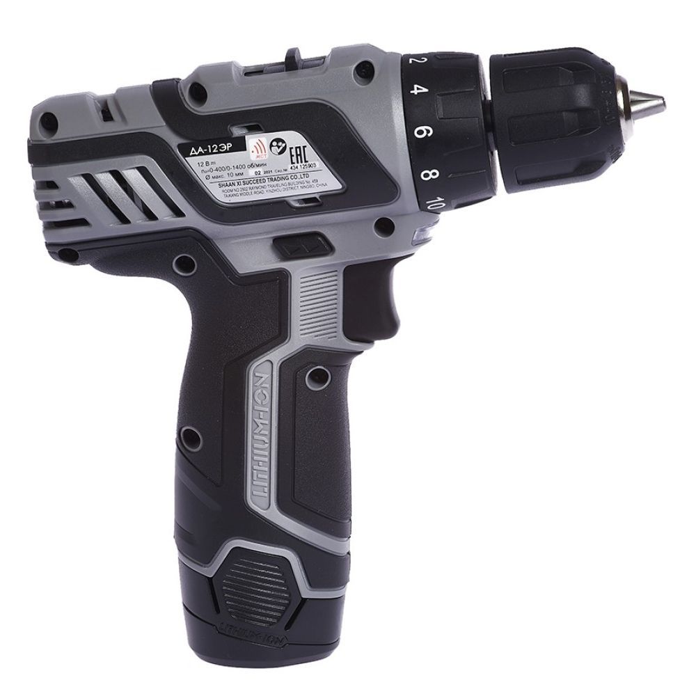 Набор аккумуляторного инструмента ИНТЕРСКОЛ 12 В: дрель-шуруповерт ДА-12ЭР 28 + перфоратор ПА-12/12В + 4 бура, с 2 АКБ 2 Ач и ЗУ