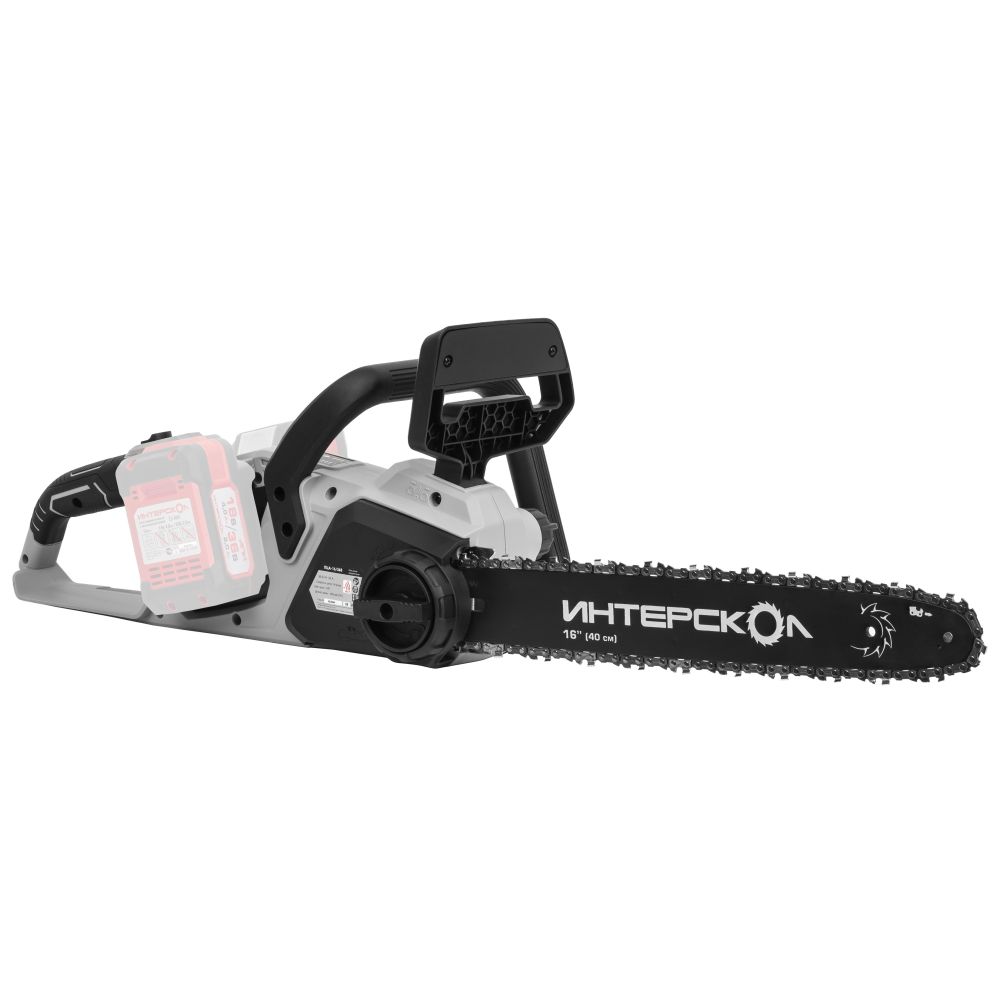 Аккумуляторная цепная пила ИНТЕРСКОЛ ПЦА-16/36В, 36 В, 40 см, с АКБ 4 Ач и ЗУ (825.0.0.70-B4C)
