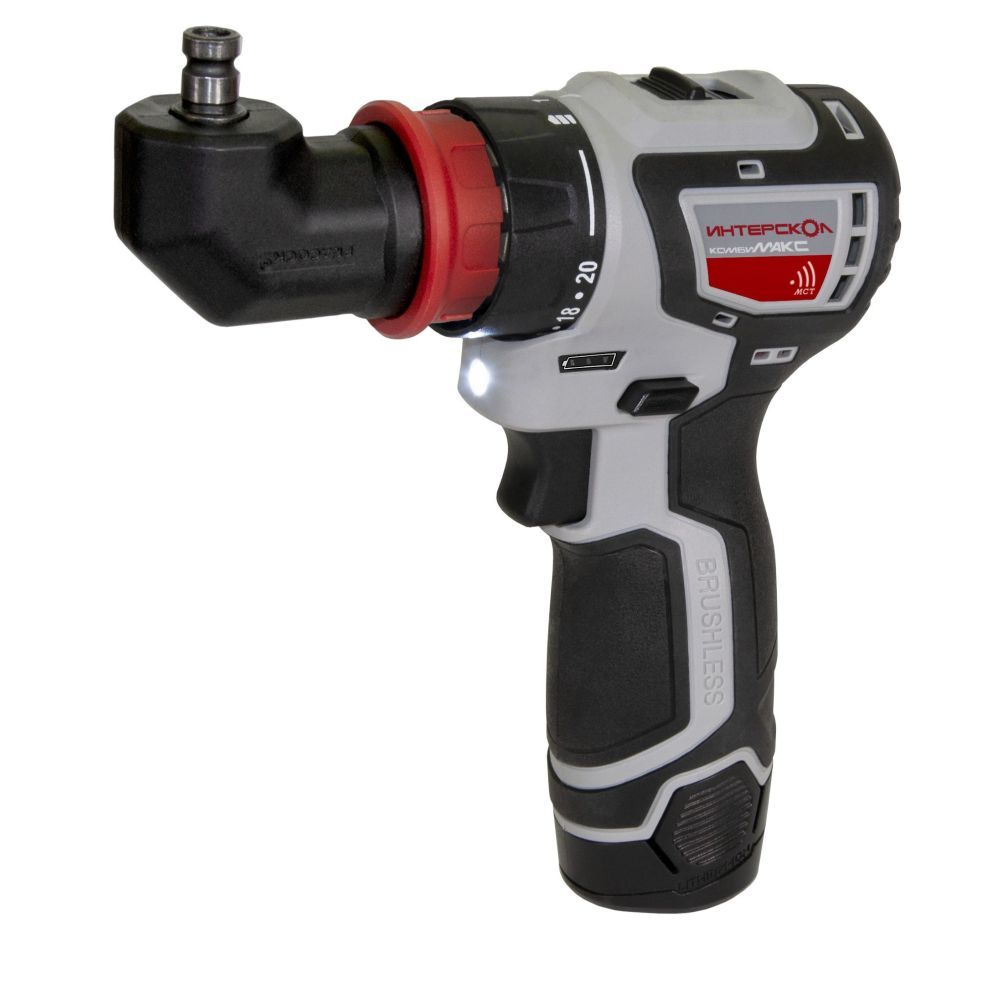 Набор аккумуляторного инструмента ИНТЕРСКОЛ 12 В: дрель-шуруповерт ДА-10/12В 36 + шуруповерт ШАУ-220/12ВЭ + 4 бура, с 2 АКБ 2 Ач и ЗУ