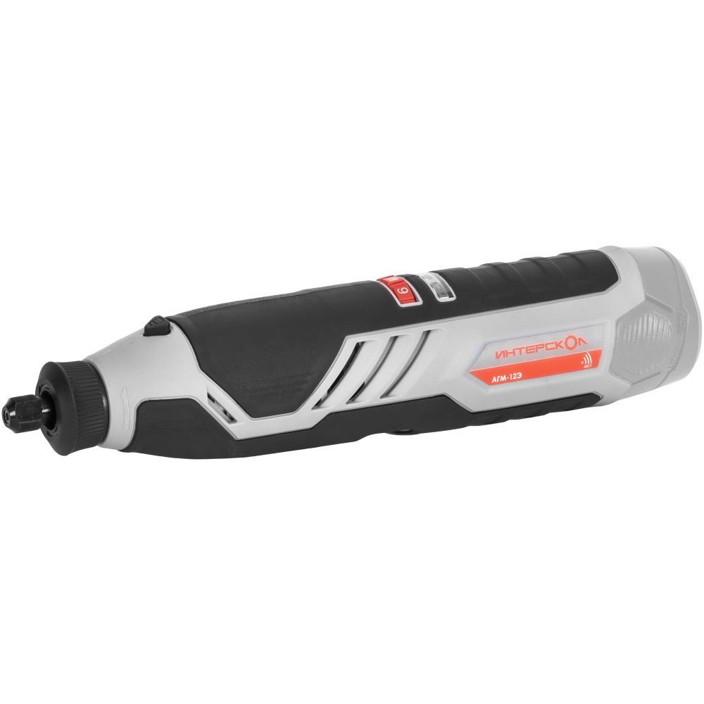 Набор аккумуляторного инструмента ИНТЕРСКОЛ 12 В: дрель-шуруповерт ДА-10/12В 36 + гравер АГМ-12Э +19 сверл, с 2 АКБ 2 Ач и ЗУ