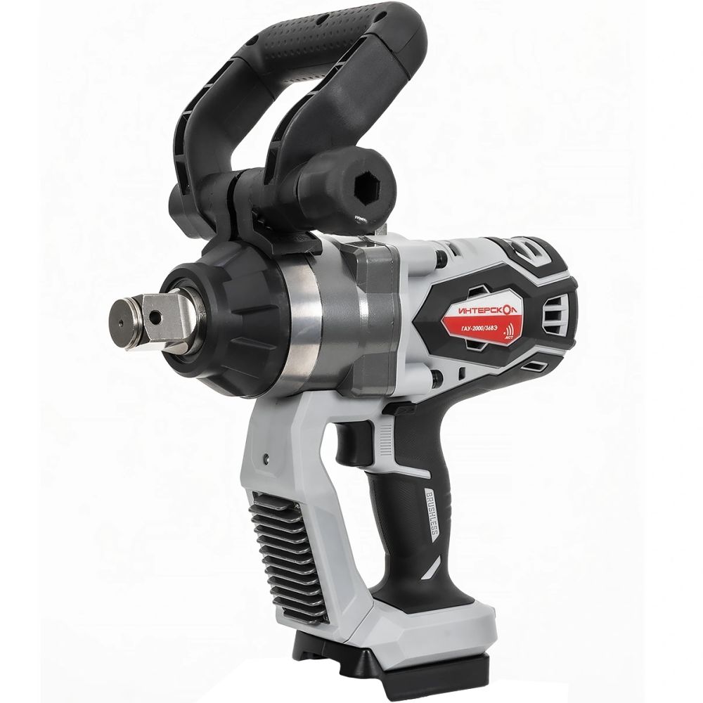 Аккумуляторный ударный гайковерт ИНТЕРСКОЛ ГАУ-2000/36ВЭ, 36 В, 2000 Нм, 25500 уд/мин, с АКБ 4 Ач и ЗУ (820.0.0.70-B4C)