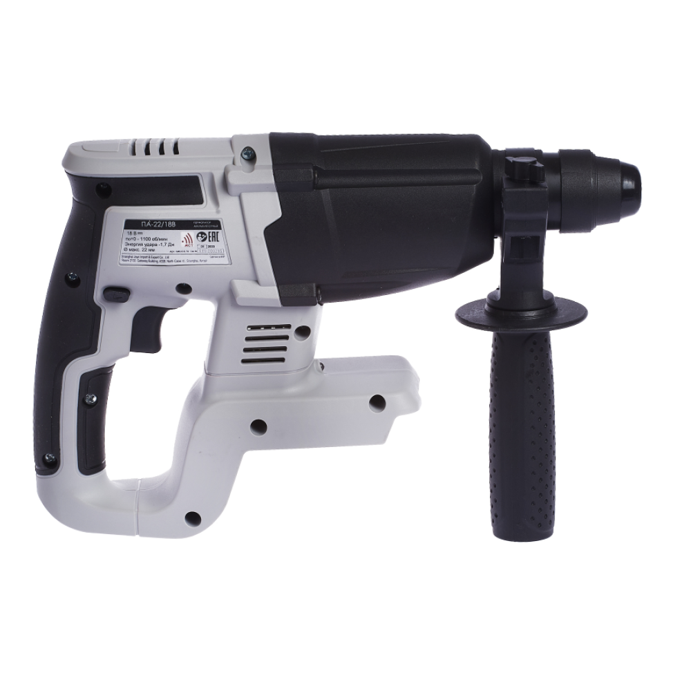 Аккумуляторный перфоратор ИНТЕРСКОЛ ПА-22/18В, 18 В, 1.7 Дж, 4250 уд/мин, с АКБ 4 Ач и ЗУ (649.0.0.70-B4C)