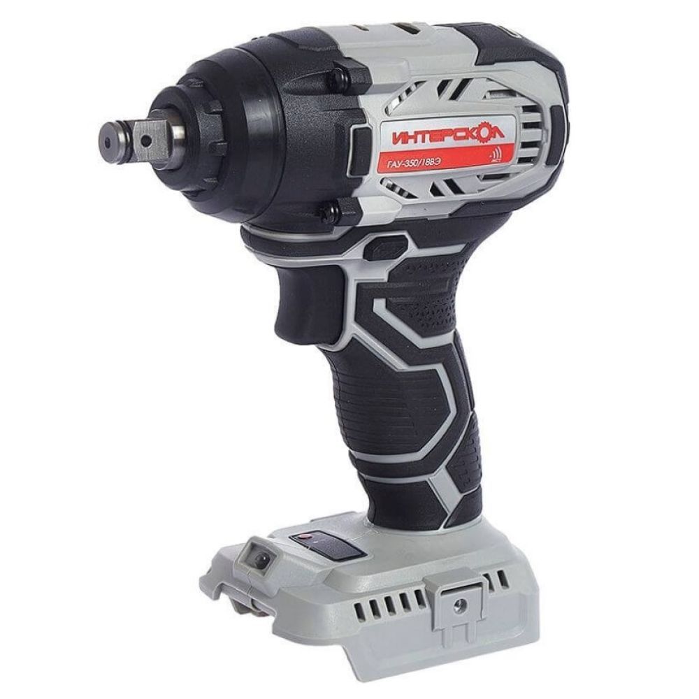 Аккумуляторный гайковерт ИНТЕРСКОЛ ГАУ-350/18ВЭ, 18 В, 350 Нм, 3200 уд/мин, с АКБ 4 Ач и ЗУ (643.1.0.70-B4C)