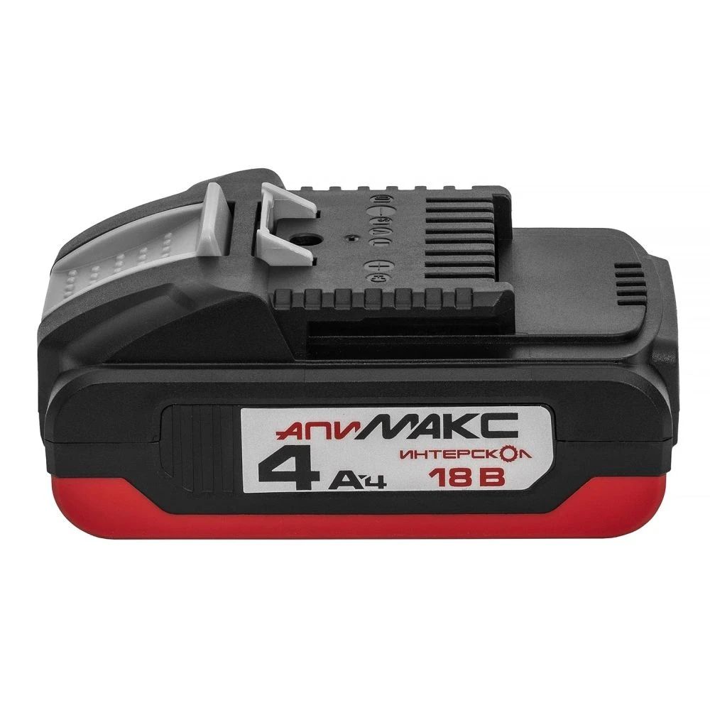 Аккумуляторный гайковерт ИНТЕРСКОЛ ГАУ-350/18ВЭ, 18 В, 350 Нм, 3200 уд/мин, с АКБ 4 Ач и ЗУ (643.1.0.70-B4C)