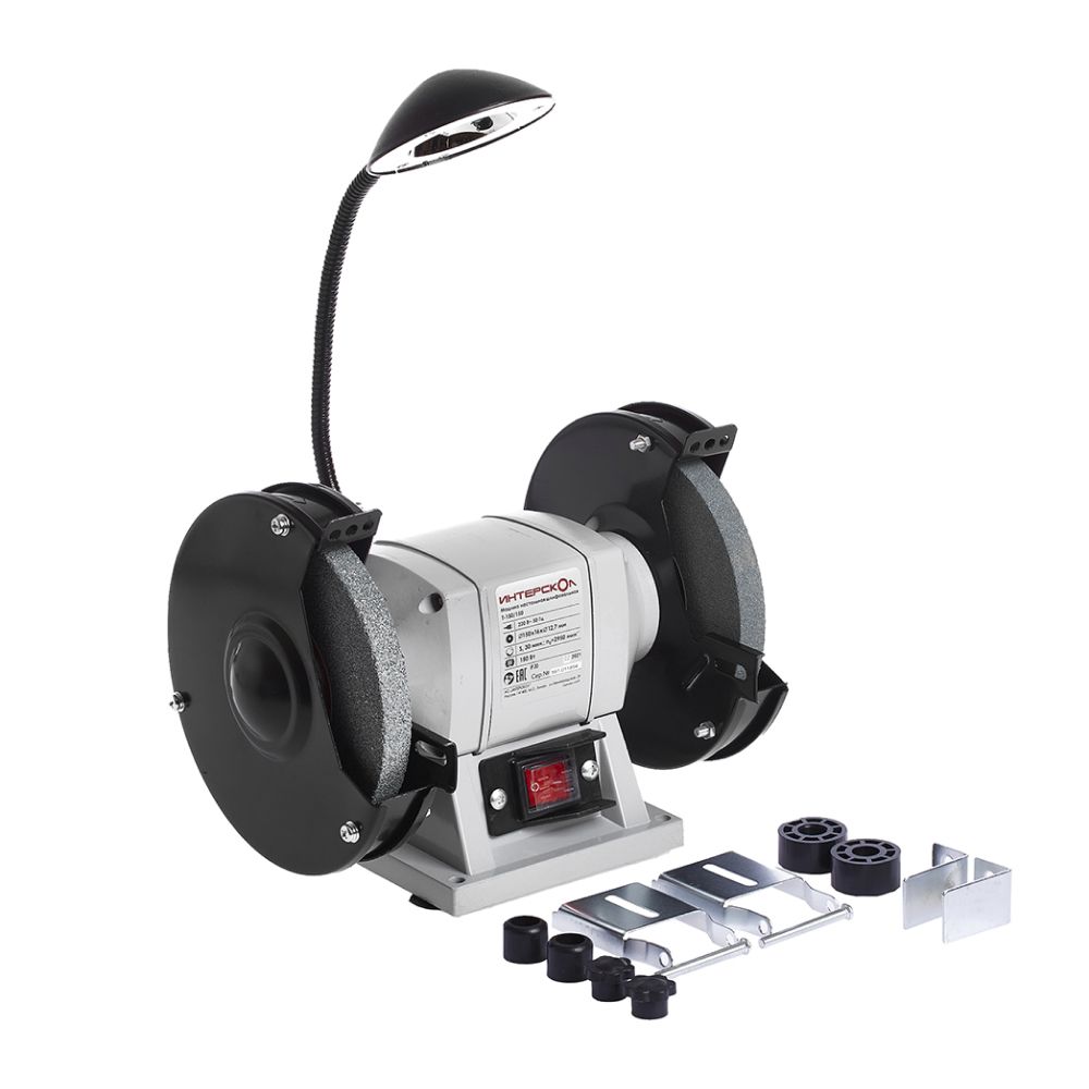 Заточная машина ИНТЕРСКОЛ Т-150/150, 150 Вт, 150 мм, 2950 об/мин, 591.1.0.00