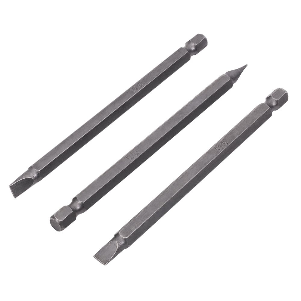 Бита ИНТЕРСКОЛ плоская SL5,5х0,8, длина 110 мм, хвостовик 1/4", 3 шт., 2042411000550