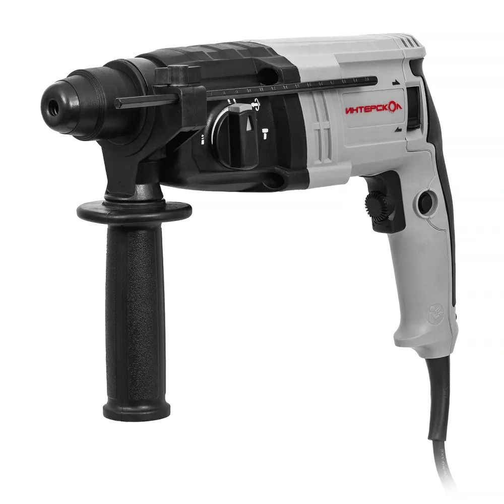 Перфоратор ИНТЕРСКОЛ П-23/650ЭР, 650 Вт, 2.2 Дж, 6300 уд/мин, в кейсе (УЦЕНЕННЫЙ ТОВАР) (593.1.0.70/U)