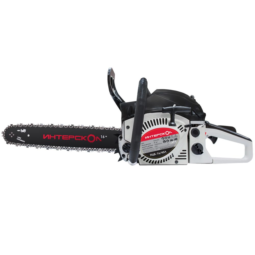 Цепная пила ИНТЕРСКОЛ ПЦБ-16/45Л, 1.8 кВт, 40 см (443.01.0.00)