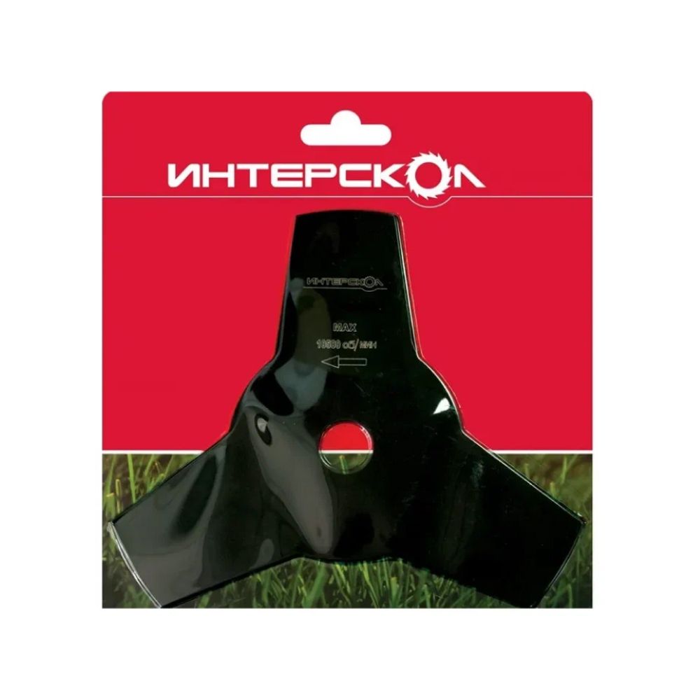 Нож 3-х лезвийный для триммера ИНТЕРСКОЛ 1400.002, 255 мм