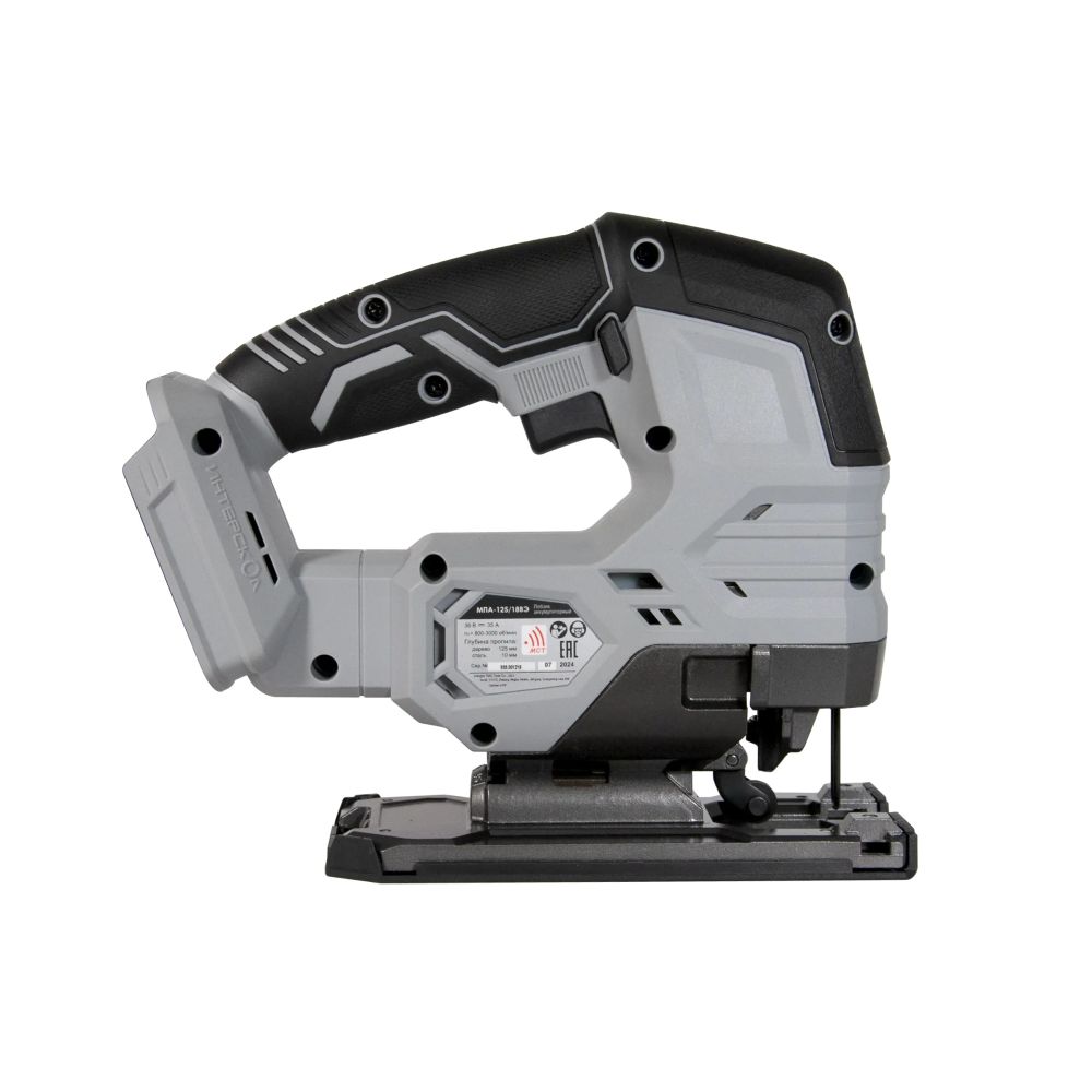 Аккумуляторный лобзик ИНТЕРСКОЛ МПА-125/18ВЭ, 18 В, 3000 ход/мин, 26 мм, с АКБ 2 Ач и ЗУ (939.0.0.70-B2C)