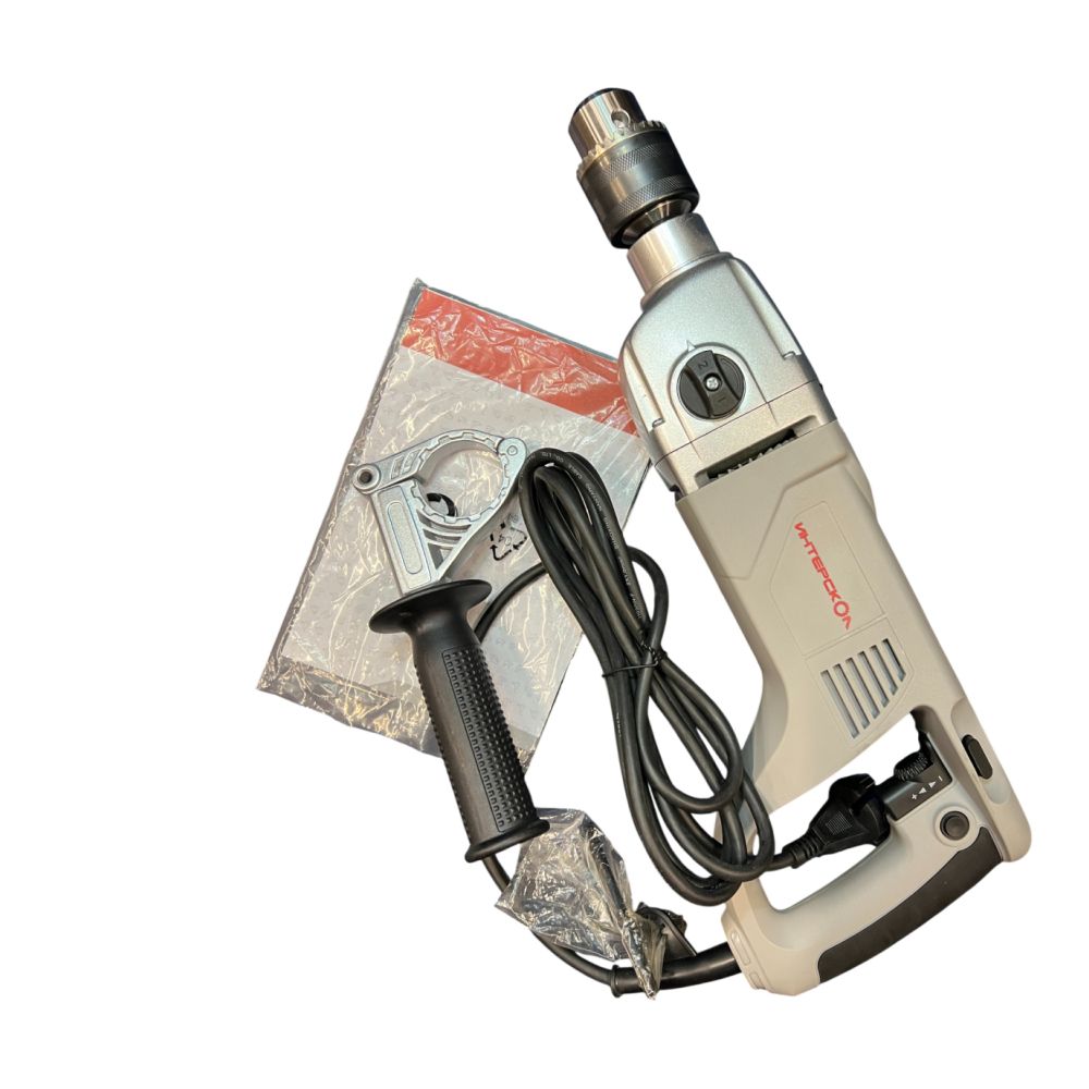 Ударная дрель ИНТЕРСКОЛ ДУ-22/1200ЭРП2, 1200 Вт, 2000 об/мин, 32000 уд/мин, (УЦЕНЕННЫЙ ТОВАР) (330.1.0.00/U)