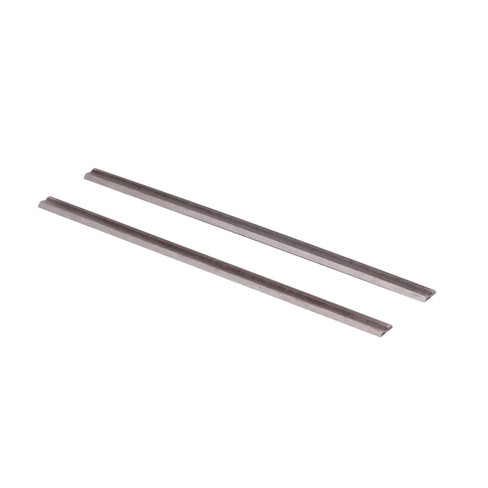 ﻿Ножи для электрорубанка ИНТЕРСКОЛ, из быстрорежущей стали HSS, 102x6x1,2, узкие, 32206.102