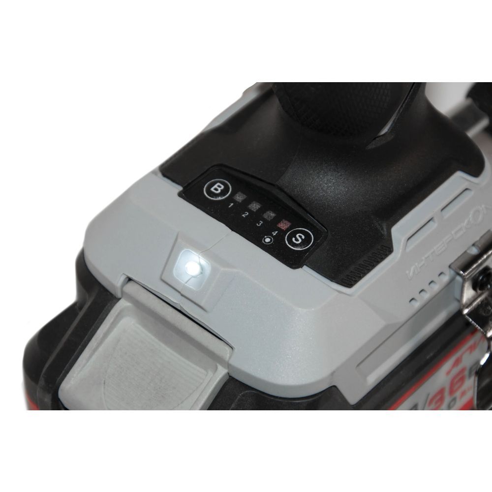 Аккумуляторный ударный гайковерт ИНТЕРСКОЛ ГАУ-250/18ВЭ, 18 В, 250 Нм, 3200 уд/мин, с АКБ 4 Ач и ЗУ (936.0.0.70-B4C)