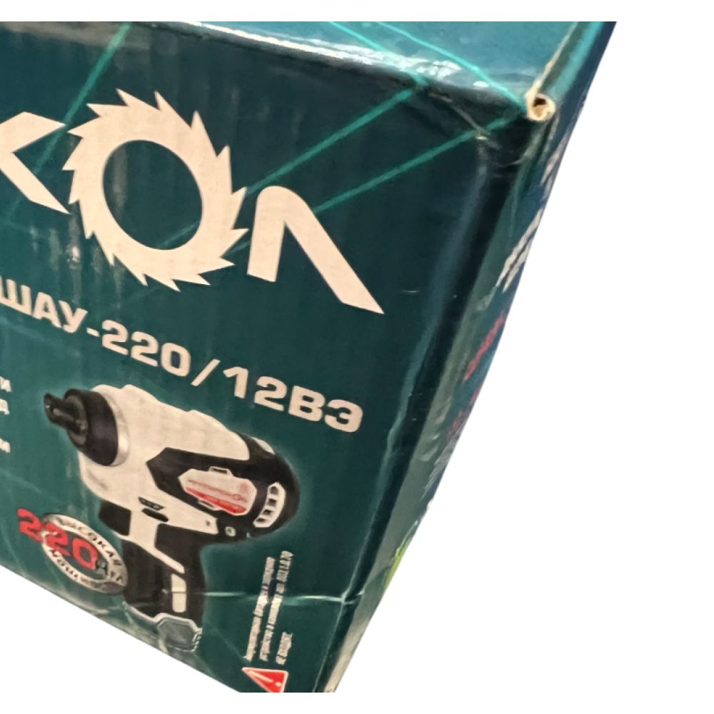 Аккумуляторный ударный шуруповерт ИНТЕРСКОЛ ШАУ-220/12ВЭ, 12 В, 220 Нм, 3200 уд/мин, без АКБ и ЗУ (УЦЕНЕННЫЙ ТОВАР) (803.1.0.70/U)