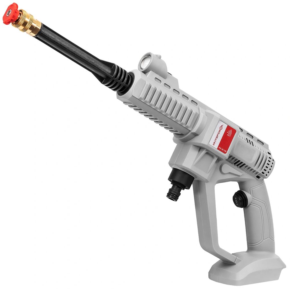 Аккумуляторная мойка высокого давления ИНТЕРСКОЛ АМ-40/18В, 18 В, 40 бар, 292.2 л/ч, с АКБ 2 Ач и ЗУ (746.0.0.70-B2C)