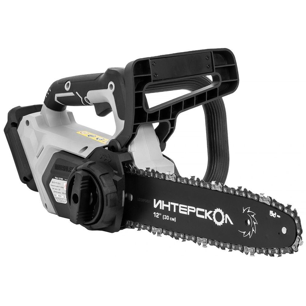 Аккумуляторная цепная пила ИНТЕРСКОЛ ПЦА-12/36В, 36 В, 30 см, без АКБ и ЗУ (824.0.0.70)