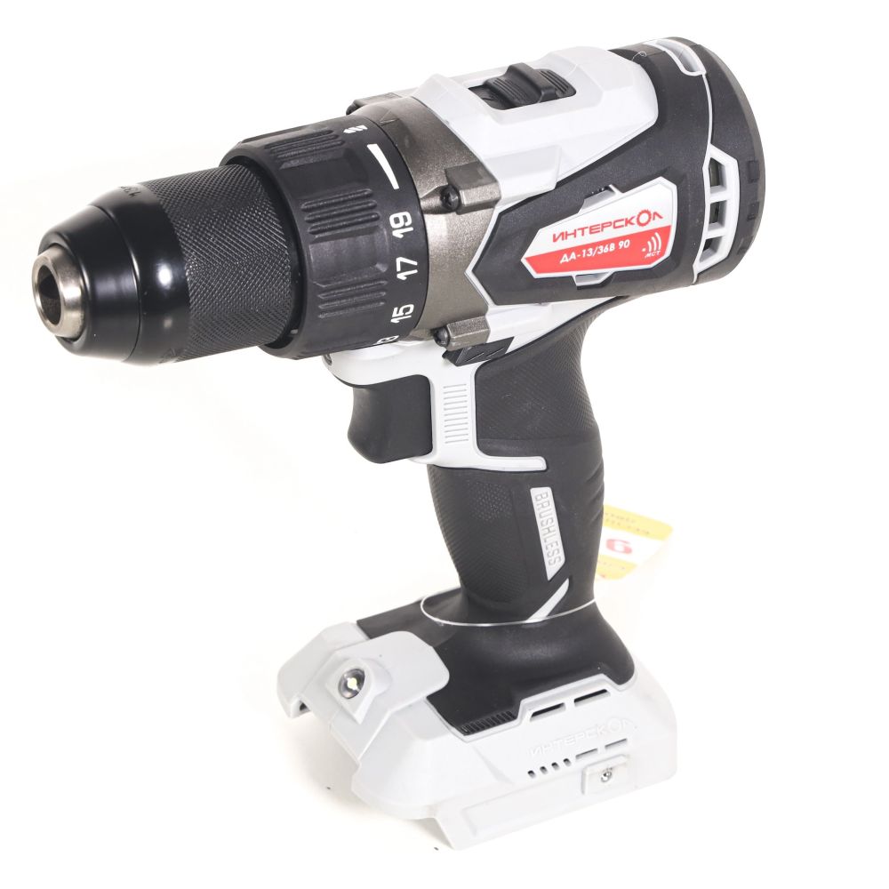Аккумуляторная дрель-шуруповерт ИНТЕРСКОЛ ДА-13/36В 90, 36 В, 2000 об/мин, с АКБ 2.5 Ач и ЗУ (861.0.0.70-B25C)