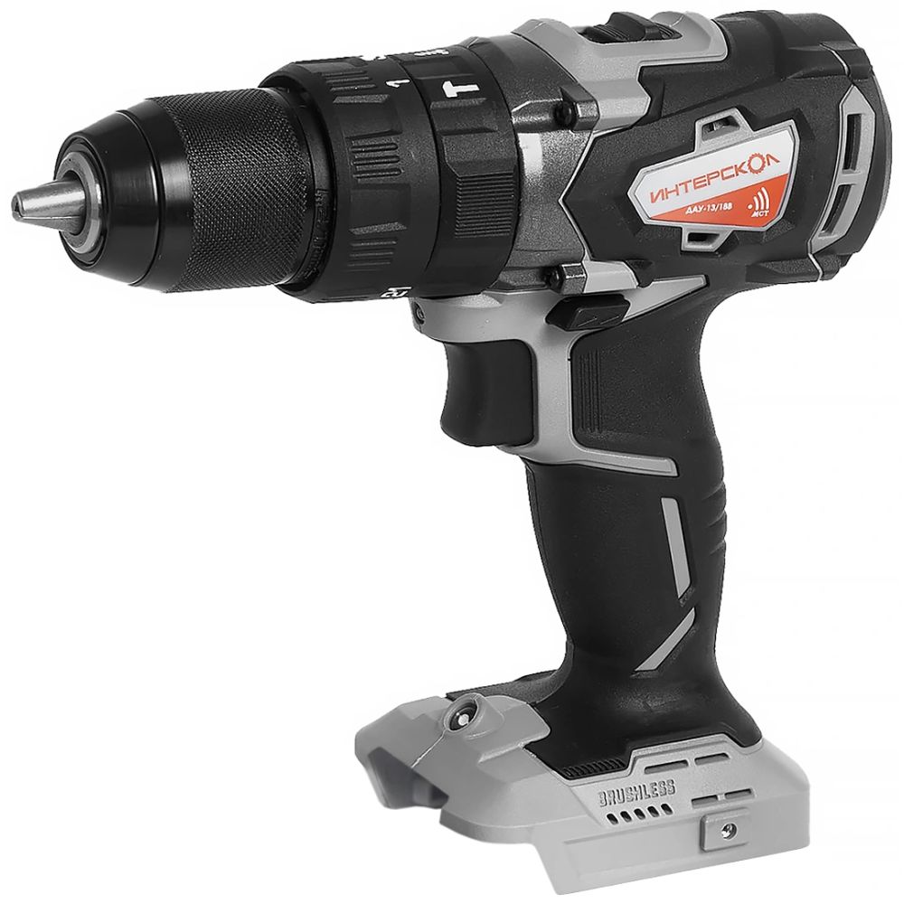 Дрель-шуруповерт ИНТЕРСКОЛ ДАУ-13/18В 60, 18 В, 2000 об/мин, 30000 уд/мин, с АКБ 2 Ач и ЗУ, в кейсе (574.0.0.70-B2C)