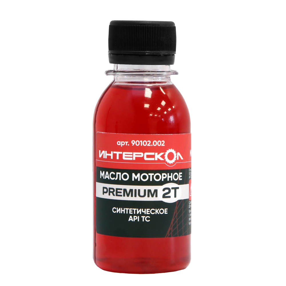 Масло моторное ИНТЕРСКОЛ Premium, 2-х тактное, синтетическое, 100 мл (90102.002)