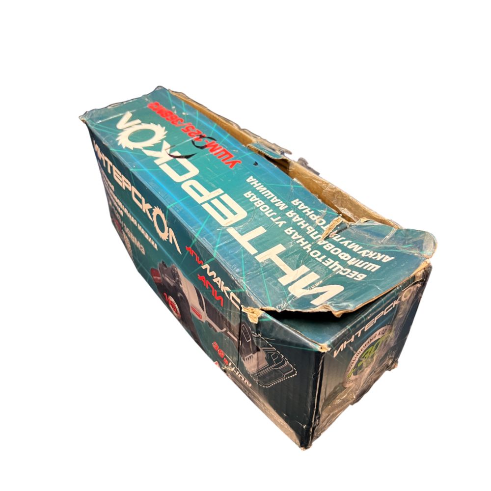 Аккумуляторная угловая шлифмашина ИНТЕРСКОЛ УШМ-125/36ВМЭ, 36 В, 125 мм, 8500 об/мин, без АКБ и ЗУ (УЦЕНЕННЫЙ ТОВАР) (956.0.0.70/U)