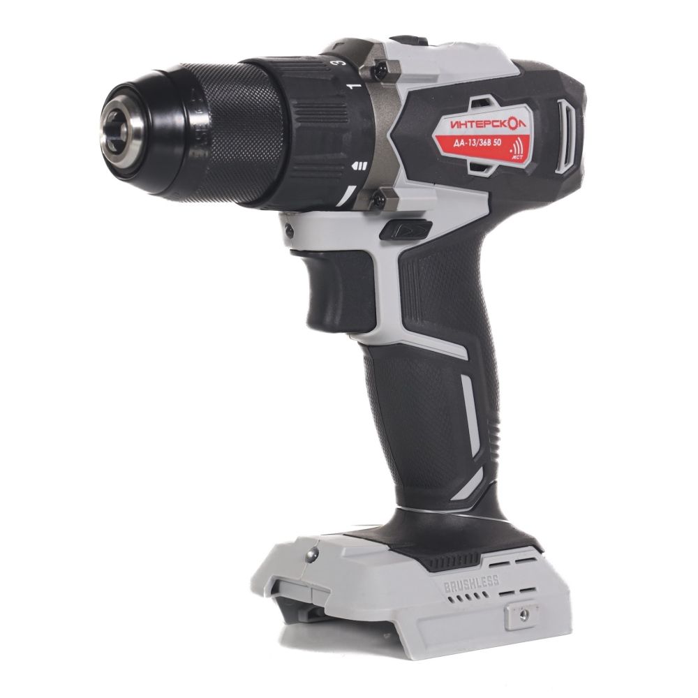 Аккумуляторная дрель-шуруповерт ИНТЕРСКОЛ ДА-13/36В 50, 36 В, 1700 об/мин, с АКБ 2.5 Ач и ЗУ (851.0.0.70-B25C)