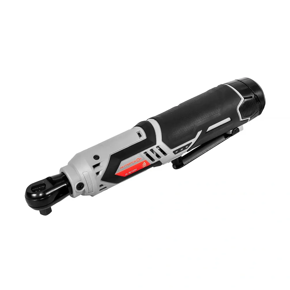 Аккумуляторный угловой гайковерт ИНТЕРСКОЛ ГА-70/12ВЭ, 12 В, 70 Нм, с АКБ 2 Ач и ЗУ (855.0.0.70-B2C)