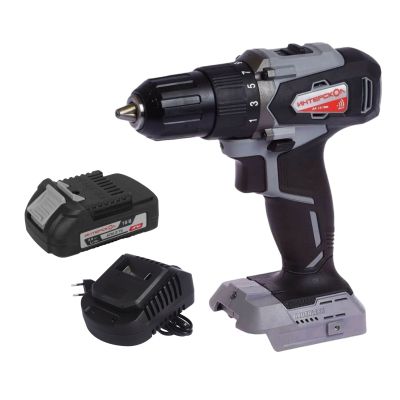 Аккумуляторная дрель-шуруповерт ИНТЕРСКОЛ ДА-13/18ВК 45, 18 В, 1700 об/мин, с АКБ 2 Ач и ЗУ, в кейсе (575.0.0.70-B2C)