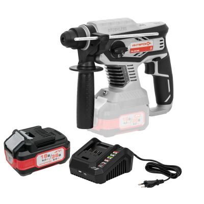 Аккумуляторный перфоратор ИНТЕРСКОЛ ПА-24/36В, 36 В, 2.2 Дж, 5300 уд/мин, с АКБ 2.5 Ач и ЗУ (823.0.0.70-B25C)