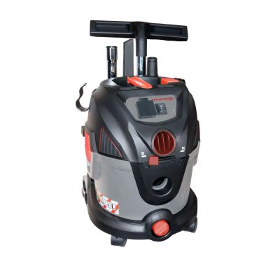 Пылесос строительный ИНТЕРСКОЛ ПУ-20/1400Р, 1400 Вт, 3.6 л/мин, 20 л, с комплектом мешков, 706.1.0.03